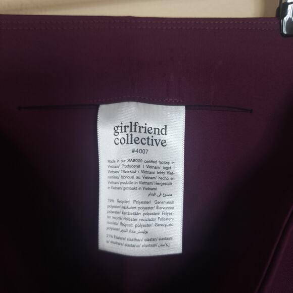 Girlfriend Collective Compressive High-Rise Legging in Plum Size M - Picture 6 of 8